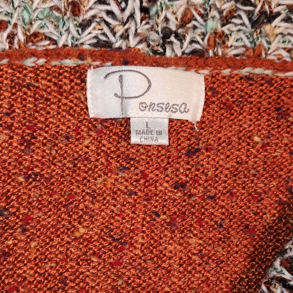 Ponesa Boho Cardigan Size Large - Picture 8 of 11